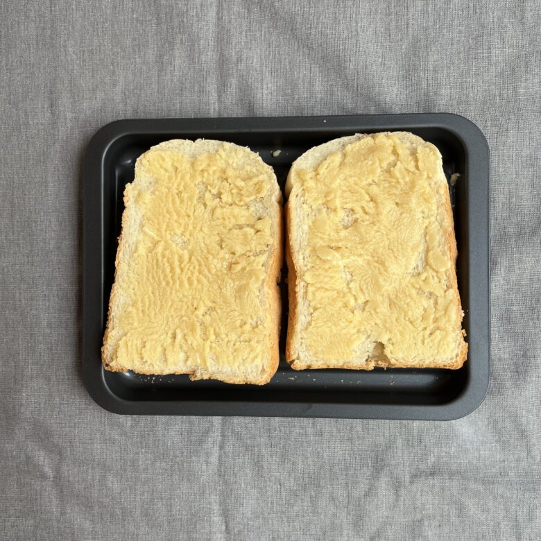 カリふわっトースターパンに並べた食パン